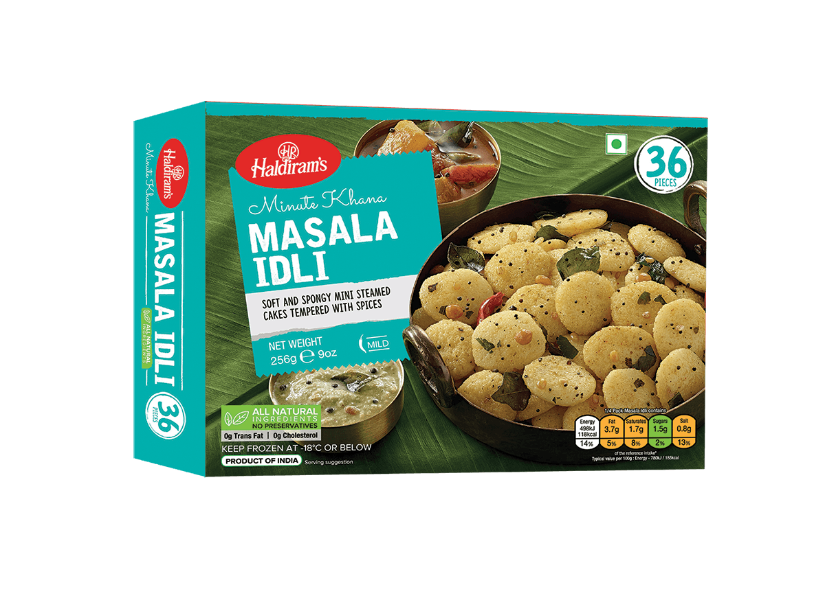 Masala Idli Frozen - 36 pieces - Haldiram's