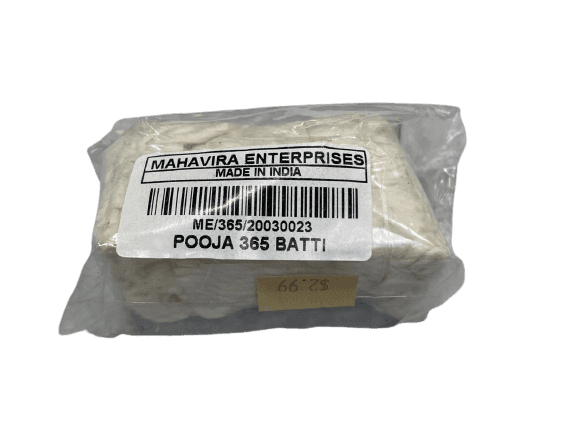 Pooja 365 Pure Cotton Batti - Mahavira