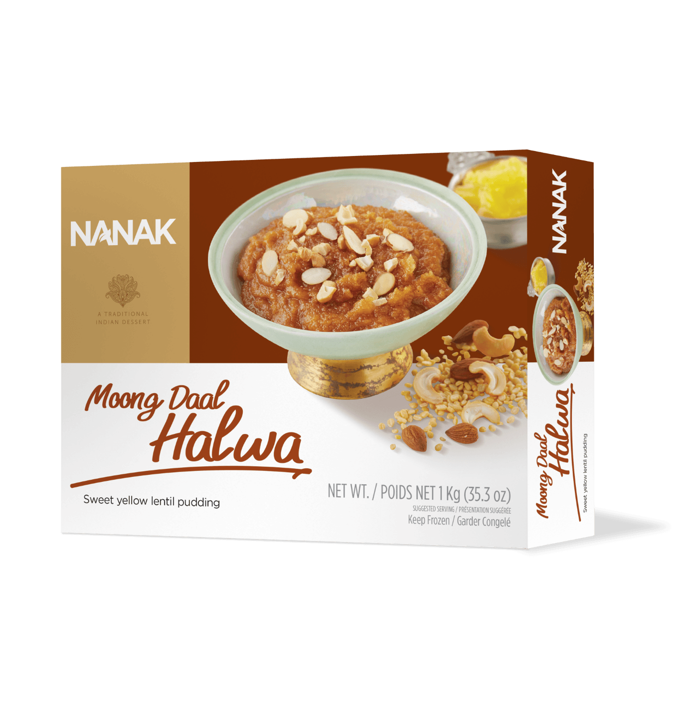Moong Daal Halwa Frozen - 850 g - Nanak