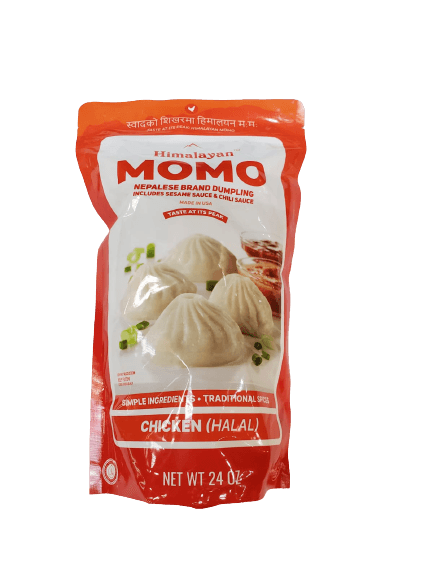 Chicken (Halal) Momo w/ Sesame & Chilli Sauce Frozen - 20 PCS - Himalayan